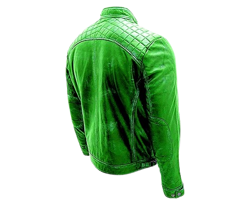 Green Cafe Racer Jacket