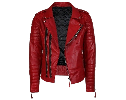 Red Biker Jacket